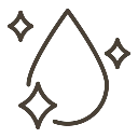 Schmelzende Textur-Icon – Symbol für die zart schmelzende, hautnahe Konsistenz von HEIDE-TALLOW
