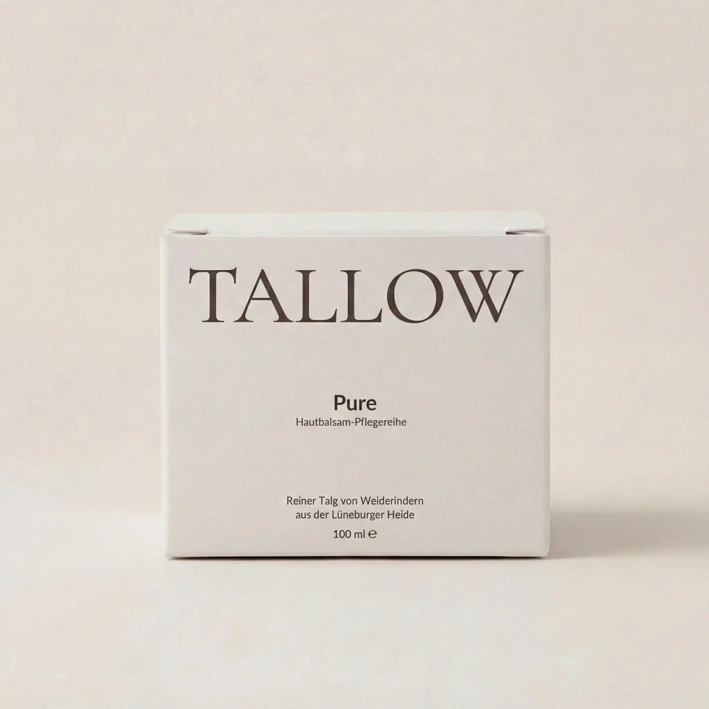 Pure Hautbalsam 100 ml von HEIDE-TALLOW – Frontansicht der Verpackung