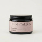 Soft Rose Hautbalsam 100 ml von HEIDE-TALLOW – Frontansicht des Produkts mit Rindertalg, Jojobaöl sowie Palmarosa-, Rosengeranien- und Bergamotteöl